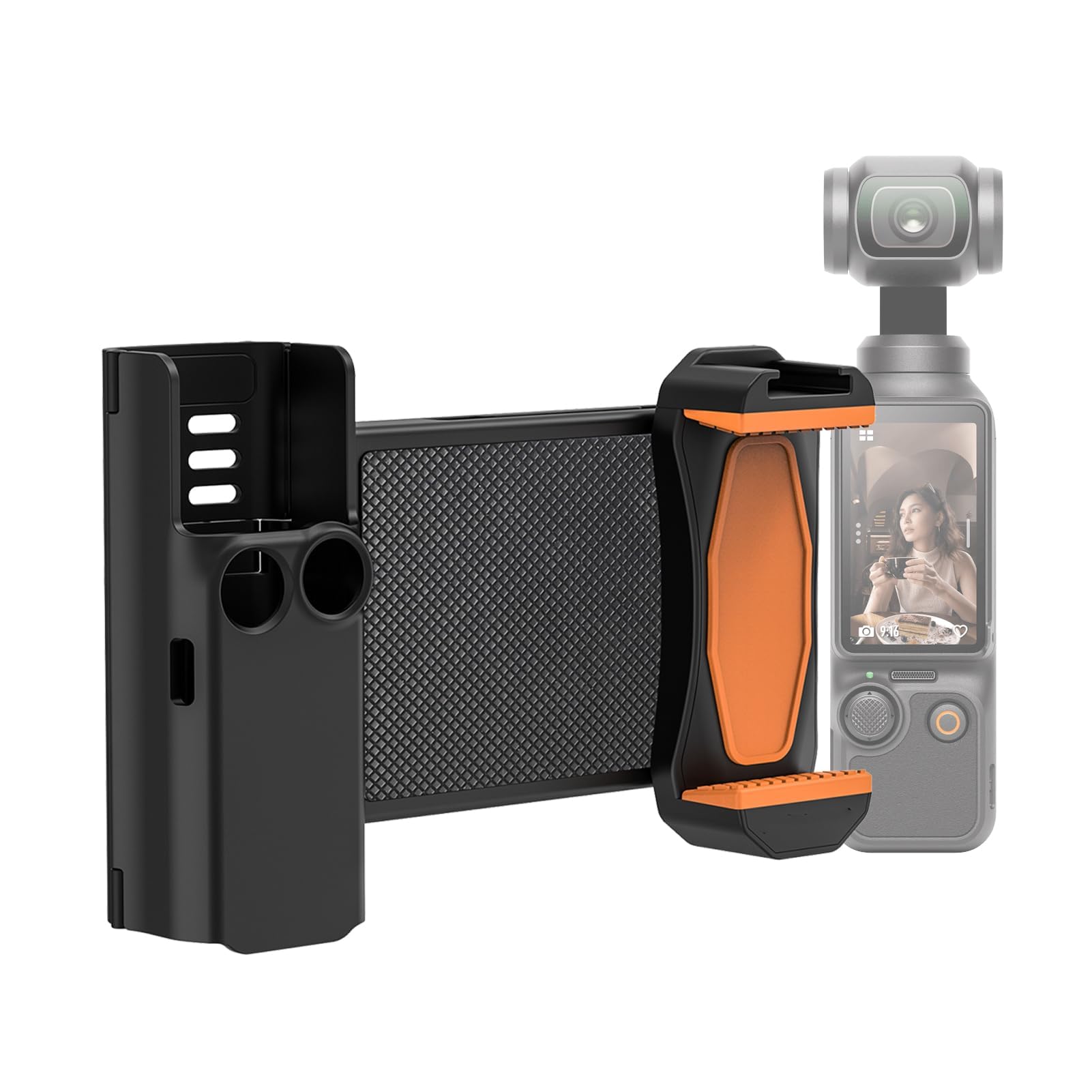 NALACAL Cellphone Extended Holder Adapter for DJI Osmo Pocket Camera  Handle Extension Frame Accessories Cold Shoe Light Mic Tripod Expansion  Mount