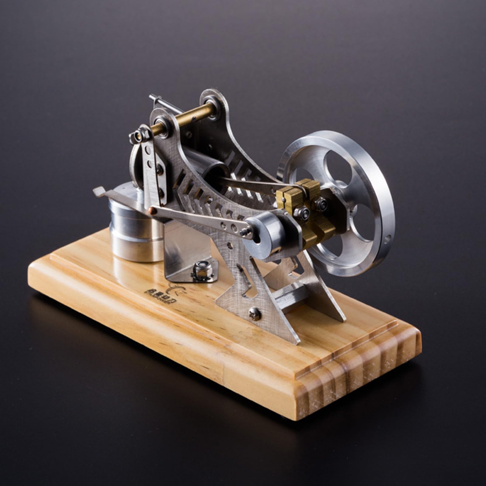 Modello di Motore Stirling Esperimento di scienze fisiche Insegnamento Modello di Motore ad Aria Calda Modello Fisico Giocattolo educativo Argento