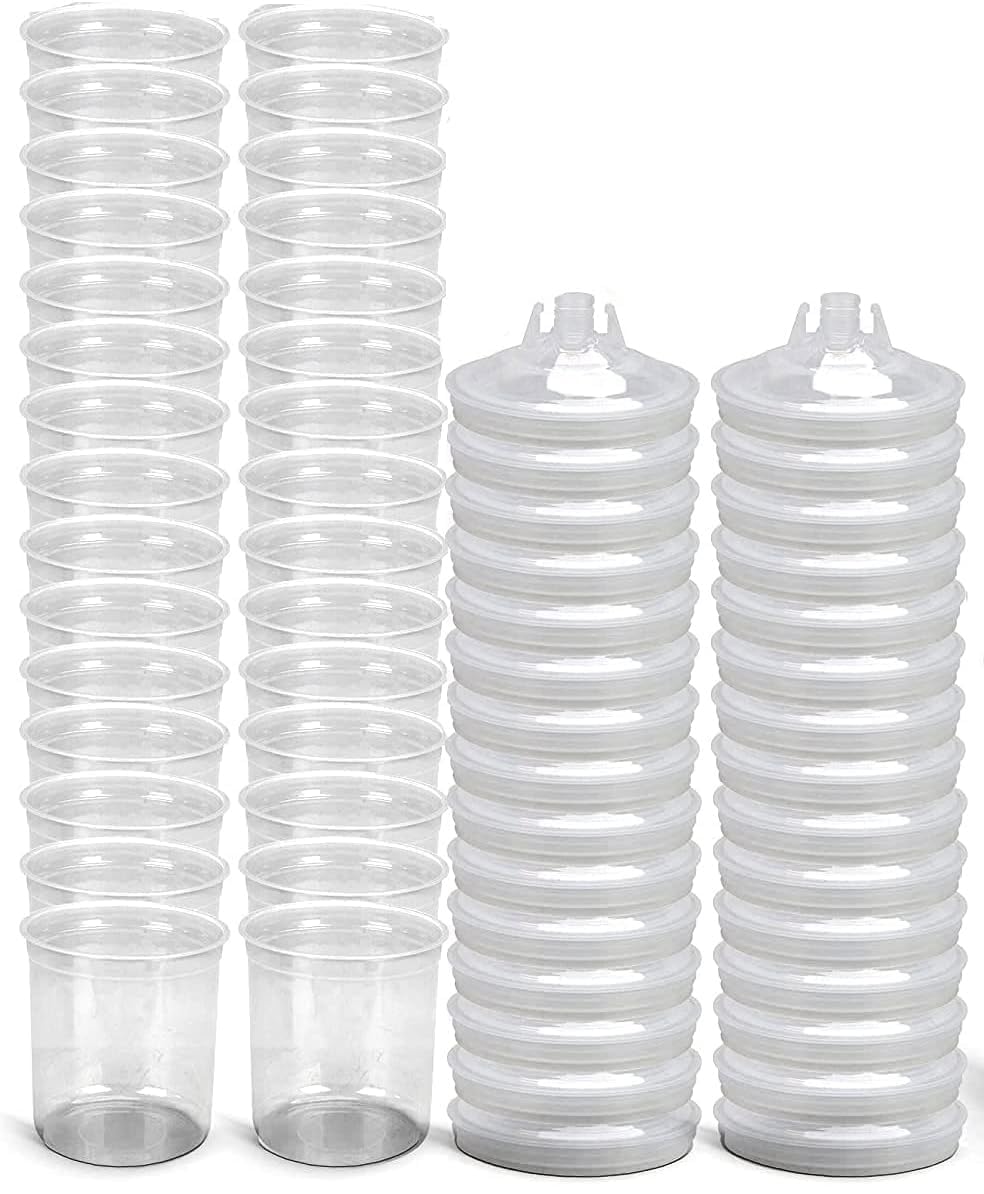 30 inserti per tazze, 30 coperchi, per tazza paint mix