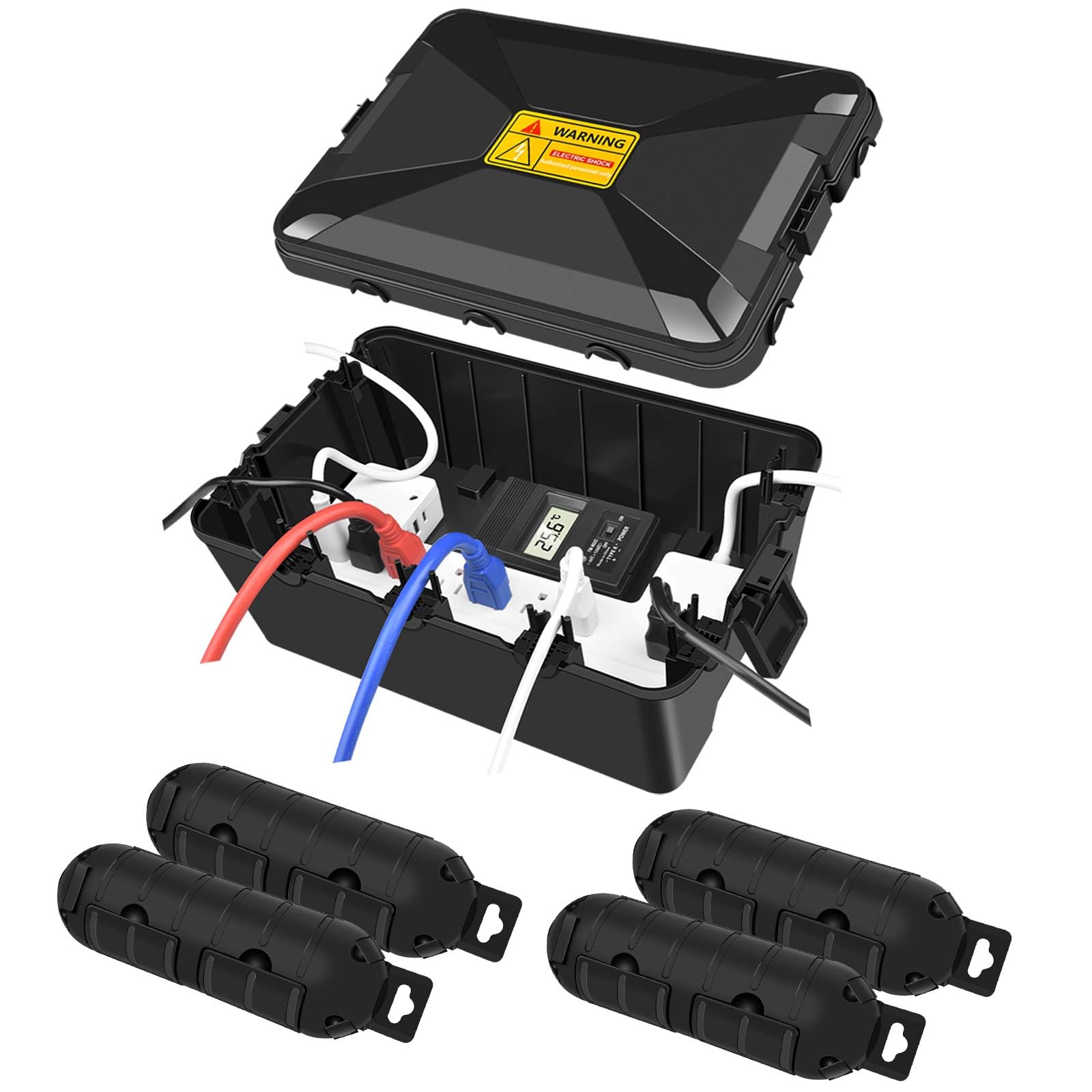 Outdoor Junction Box, IP66 Waterproof Electrical Project ABS Plastic Boxes — Amazon image 22