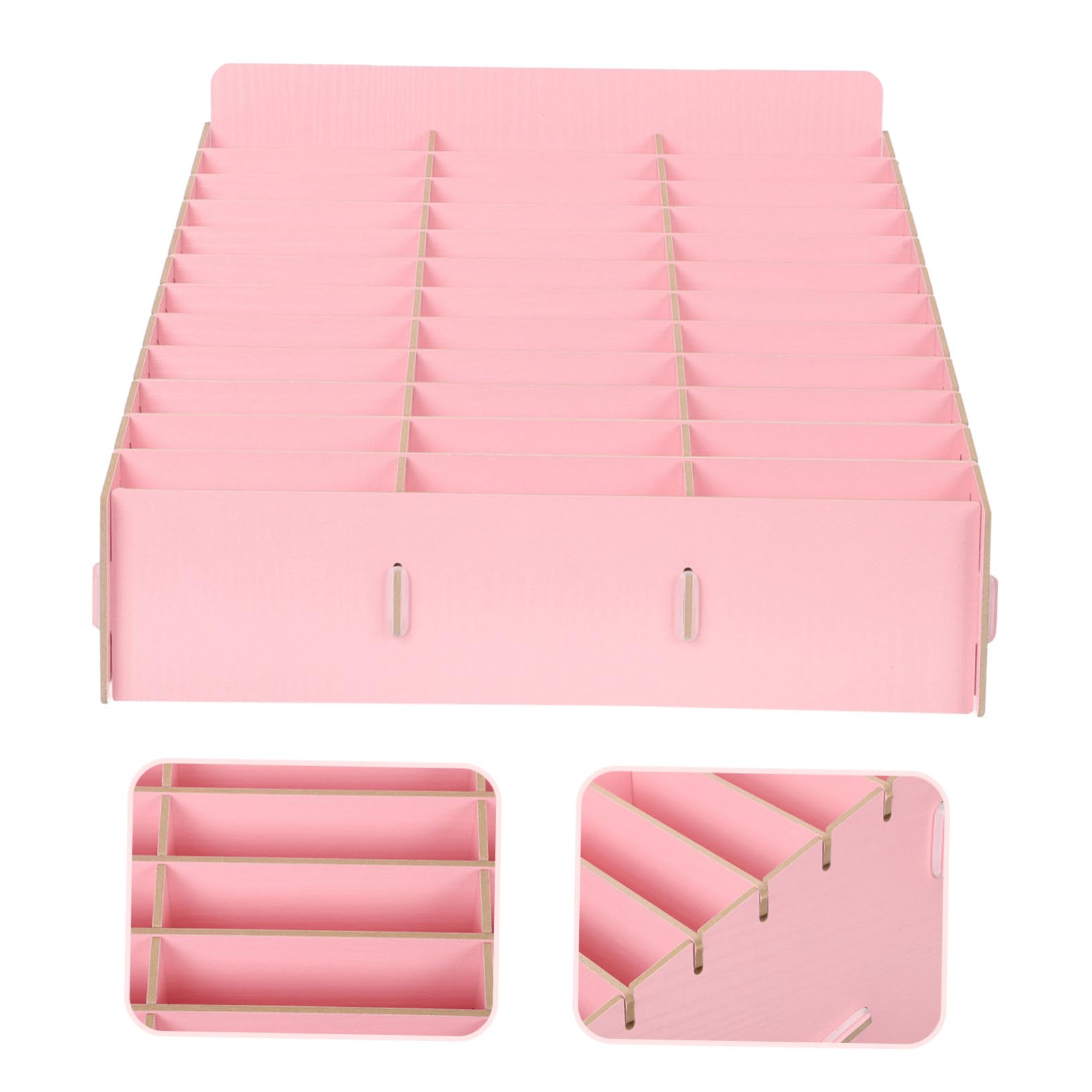 Levemolo Organizer da Scrivania in per Insegnanti Scatola Cellulari con Scomparti per Aula e Ufficio Contenitore Compatto per Oggetti e Accessori Design Resistente e