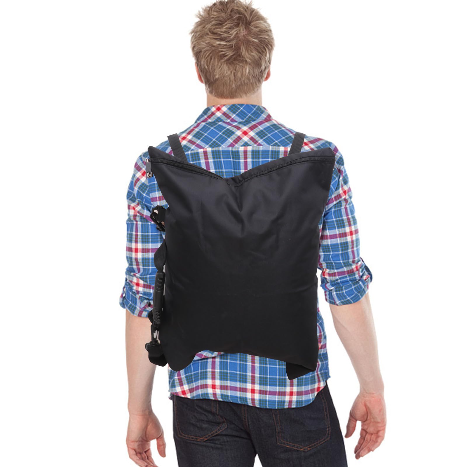 Borsa da Disegno in Tela Manico Tote e Cerniera Leggera per Trasporto e Conservazione Tavole da Disegno Formato 8k