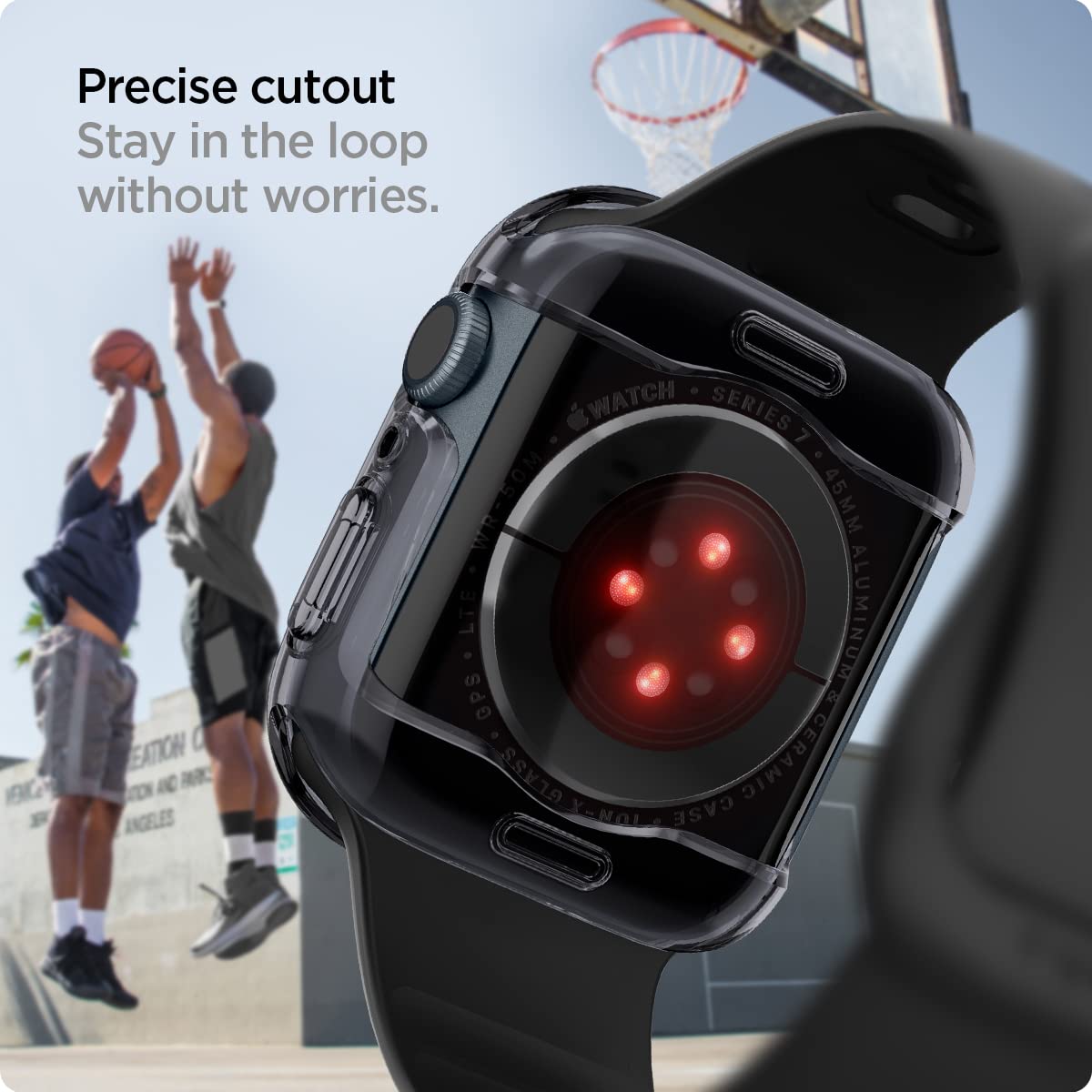 Spigen Ultra hybrydowe etui kompatybilne z Apple Watch serii 9/8/7, 45 mm - Space Crystal
