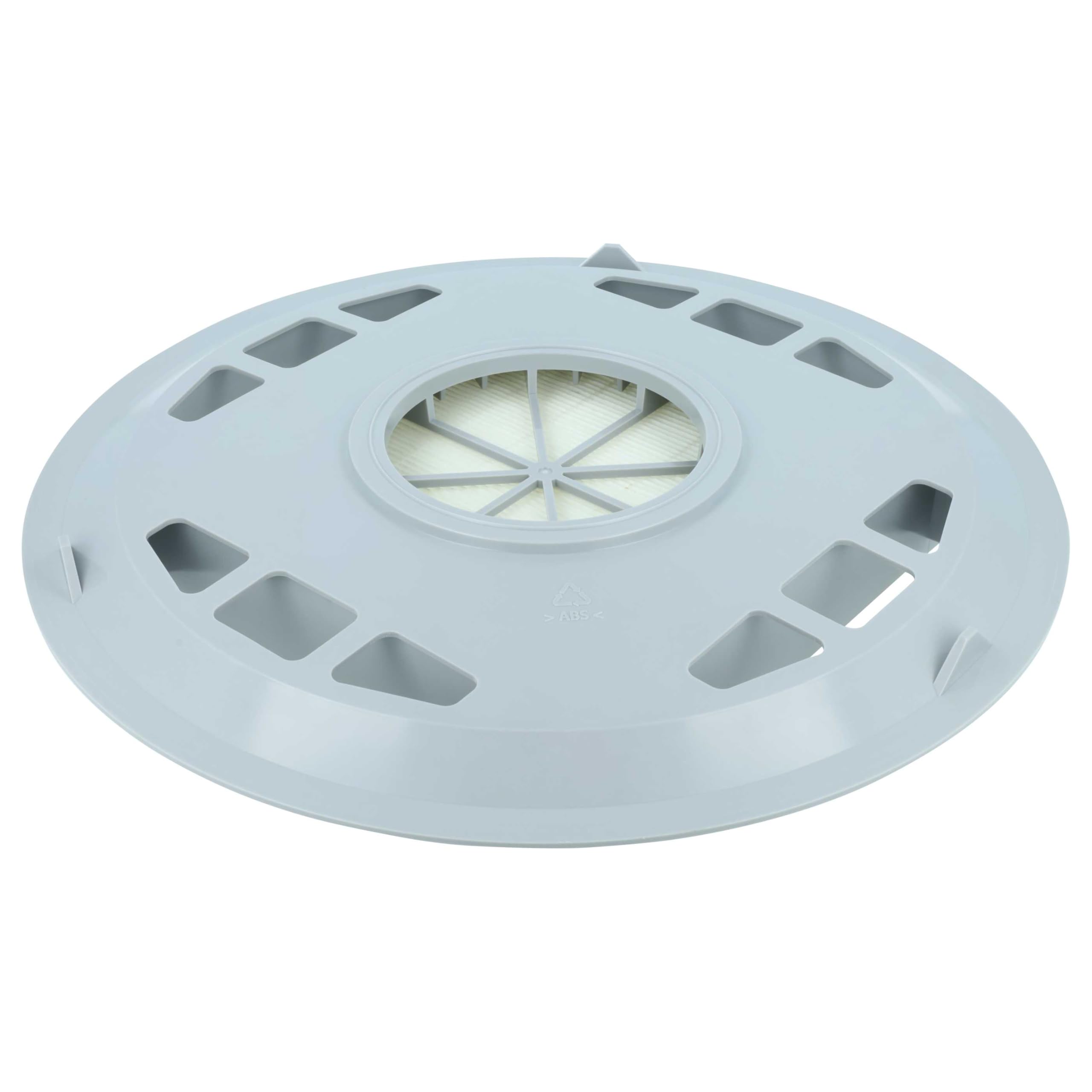 vhbw 2x Filtro compatible con Nilfisk-Alto GD 930 S 2 Cubic, GD 936, GD 930 S2 HEPA aspiradora - Filtro de aire de salida (filtro EPA), blanco/gris