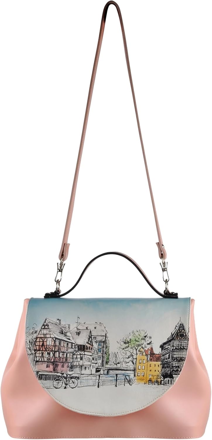 DOGO Vegan Leather Handbags for Women - Unique Design and Handmade Top-Handle Handbags - Image 7