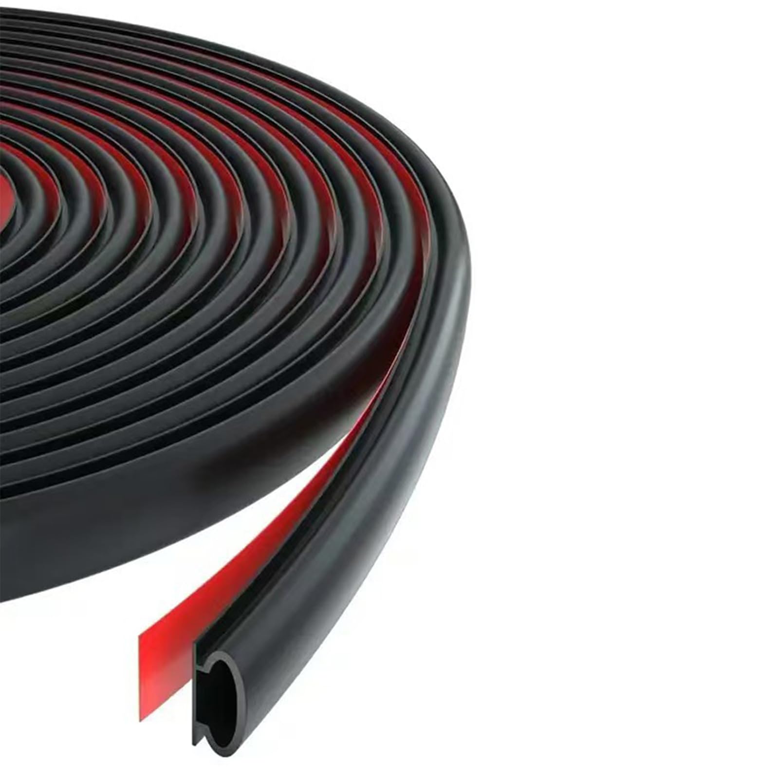 Flexible Quarter Round Trim Molding Peeling & Stick Rubber Bendable Molding Upgrades for Wall & Cabinet Edges Quarter Round