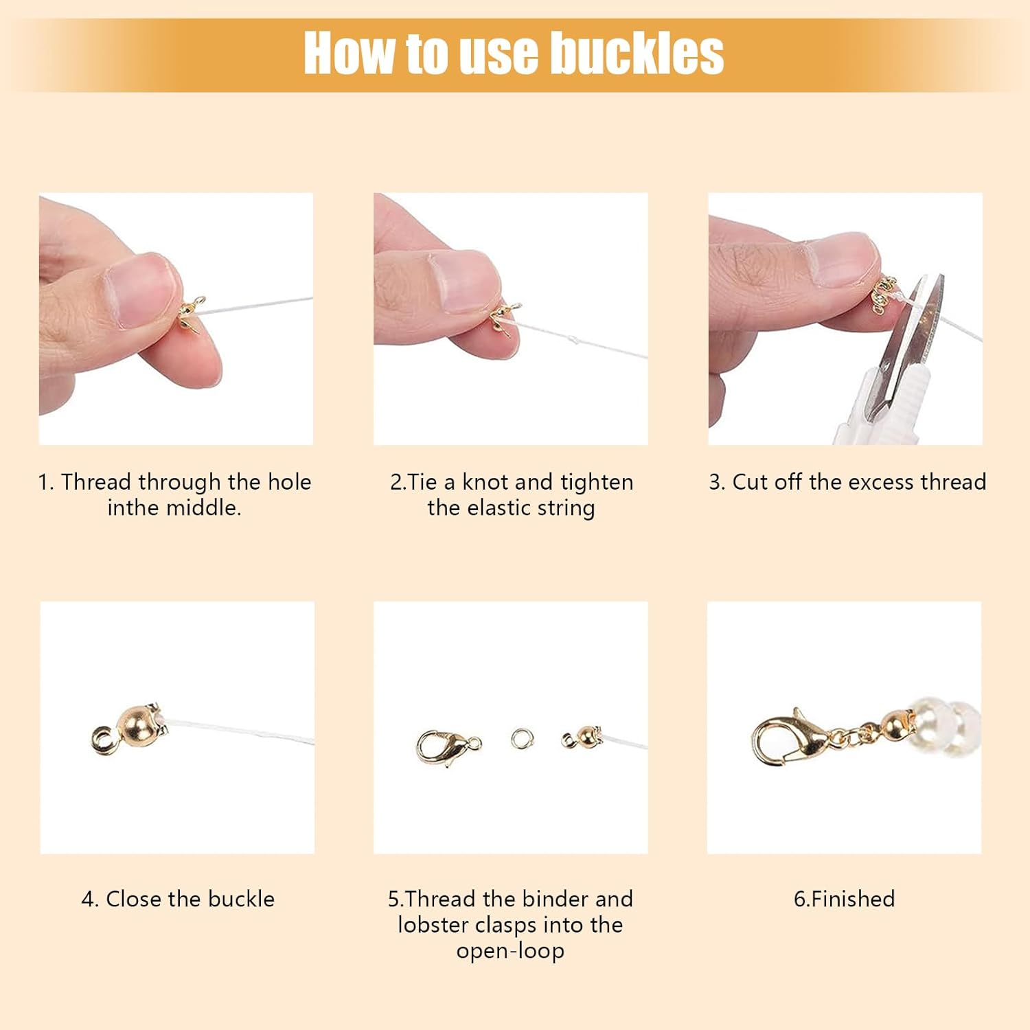 Lisaruq Jewelry Making kit, 20+Varieties, 300+Natural Stone Beads, 1700+Beads 、Accessories and Storage Box, can DIY 50+Bracelets, Necklaces, Earrings，Rings, etc. Suitable for Adults - Image 7