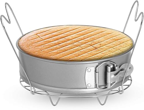 Miniatura 10 de Salvamanteles de vapor con asas, compatible con accesorios de olla instantánea de 6 cuartos de galón y 8 cuartos de galón, estante de vapor de