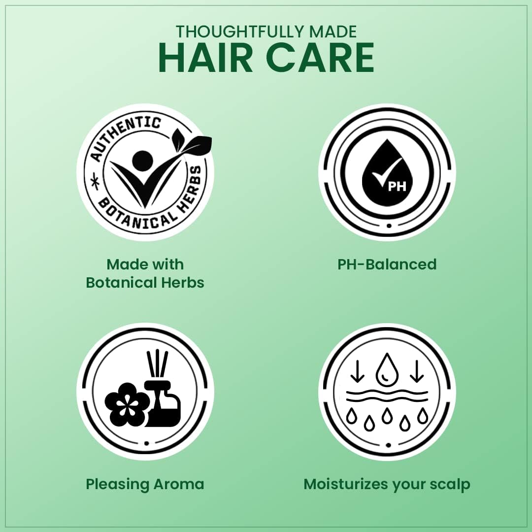 VENEXA Herbal Shampoo | 1Ltr | Aloevera Mint Face Wash 60gm | Herbal Hair Cleanser With Benefits Of Amla, Aloe, Shikakai For Daily Use For All Hair Types 4