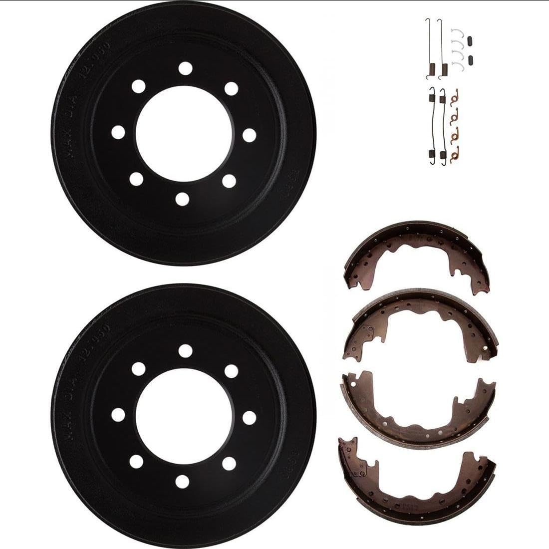 Drum Brake Hardware Kit Drum Brake Shoe for Plymouth PB300 Van 1974 7.2L 440cid V8