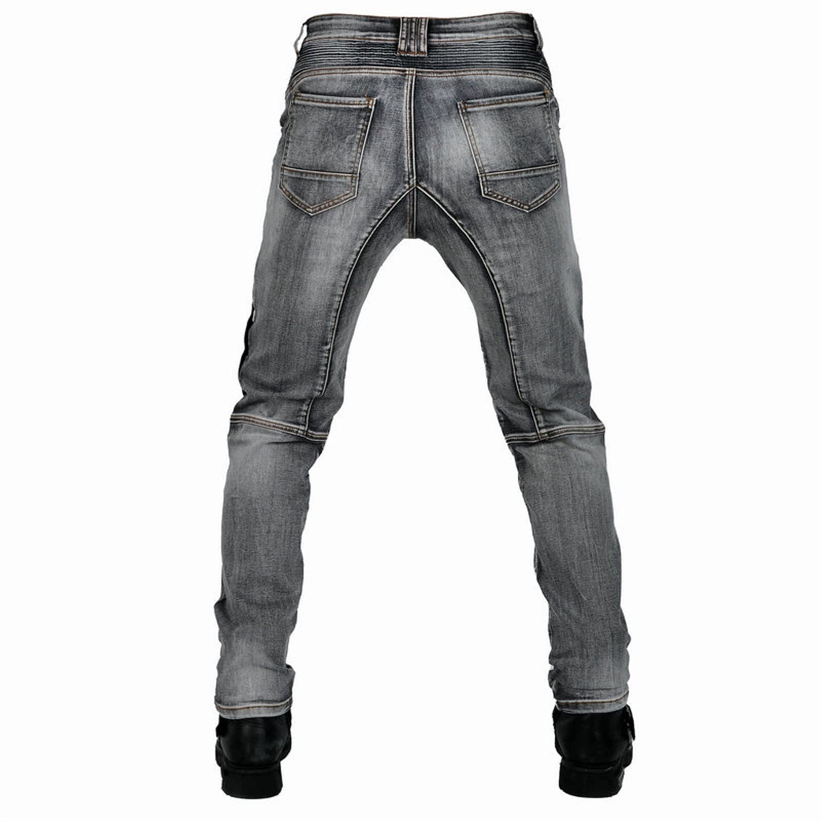 『TEN DENIM XXX BLACK 38』 Motorcycle Pants Motorbike Dirt Bike Denim Pants with Aramid