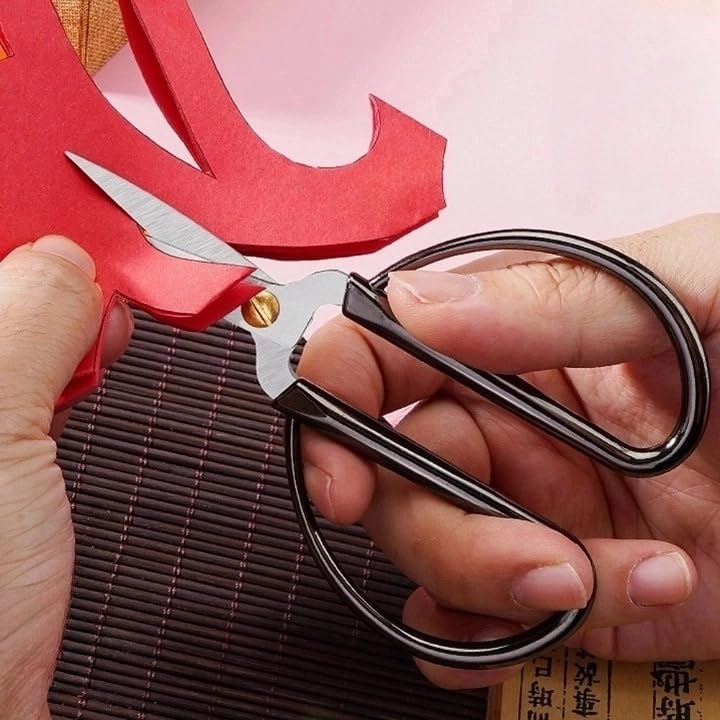 Miniatura 4 de Tijeras de costura de acero inoxidable de 5 pulgadas, tijeras afiladas para bordado, costura, manualidades, trabajo de arte y uso diario para el