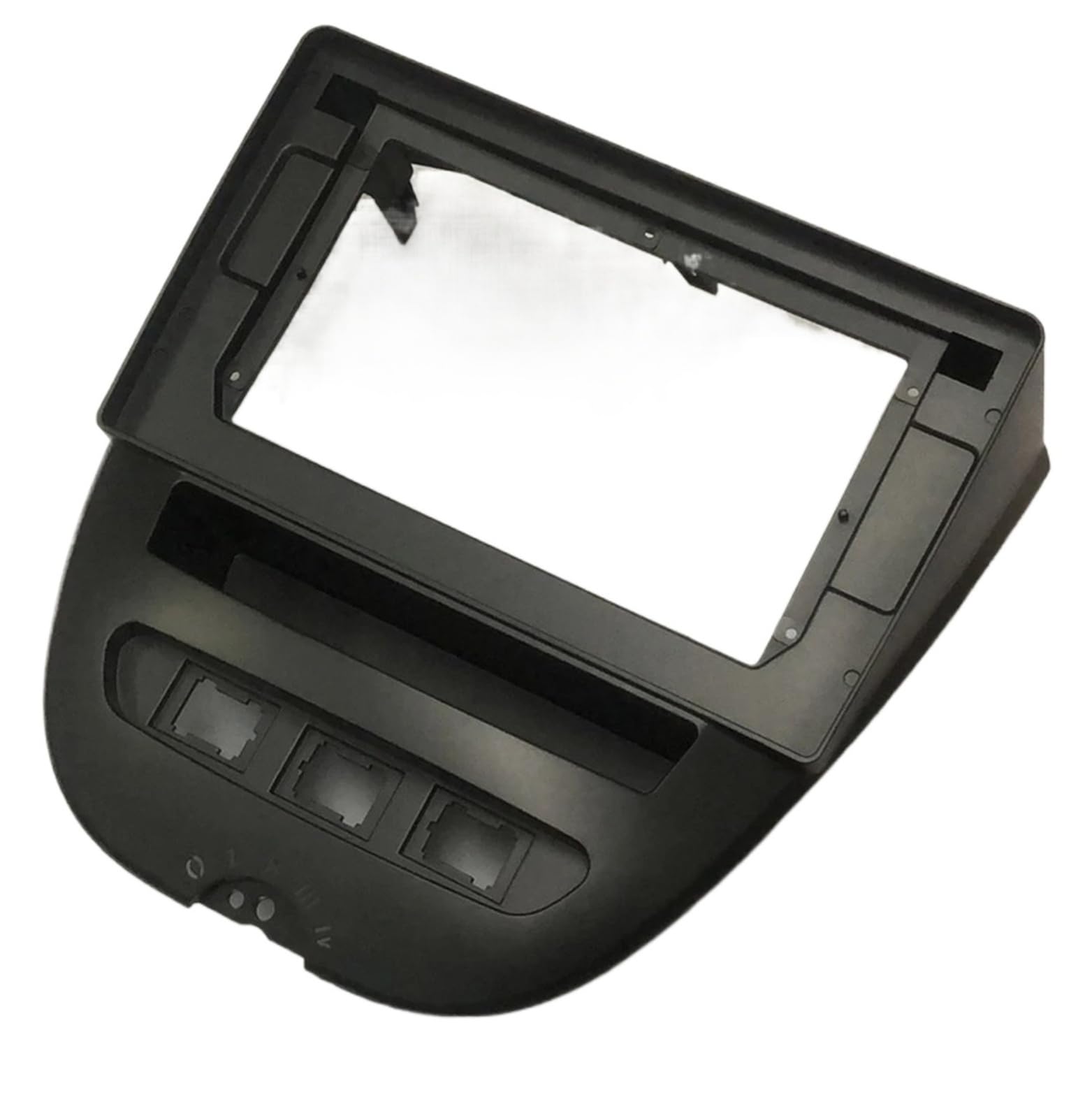 Marco Radio Marco De Radio Coche 2 DIN, Kit Tablero Fascia, Cubierta para Panel Estéreo DVD para Citroen C1 2005-2014 Kit Montage Autoradio