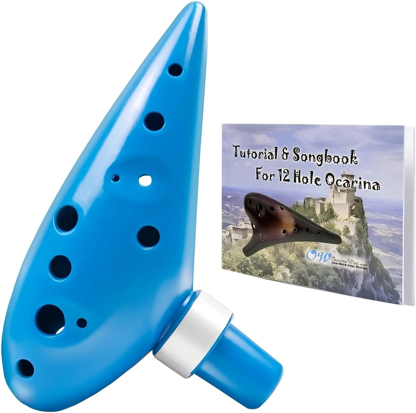"Ocarina Of Time" 12 Hole Plastic Zelda Ocarina,12 Hole Alto C Ocarina,Replica Zelda Ocarina,Unbreakable Plastic Ocarina By Ocarinawind