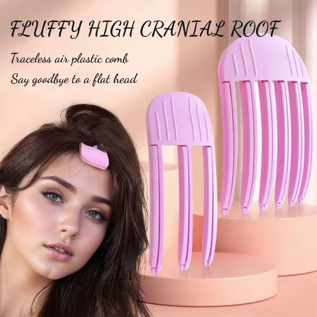 4pcs Clip per radice capelli, Clip volume per radici, clip per capelli per sollevamento radice,Bigodino per capelli con volume naturale, fermaglio per capelli senza traccia, fermaglio per radice