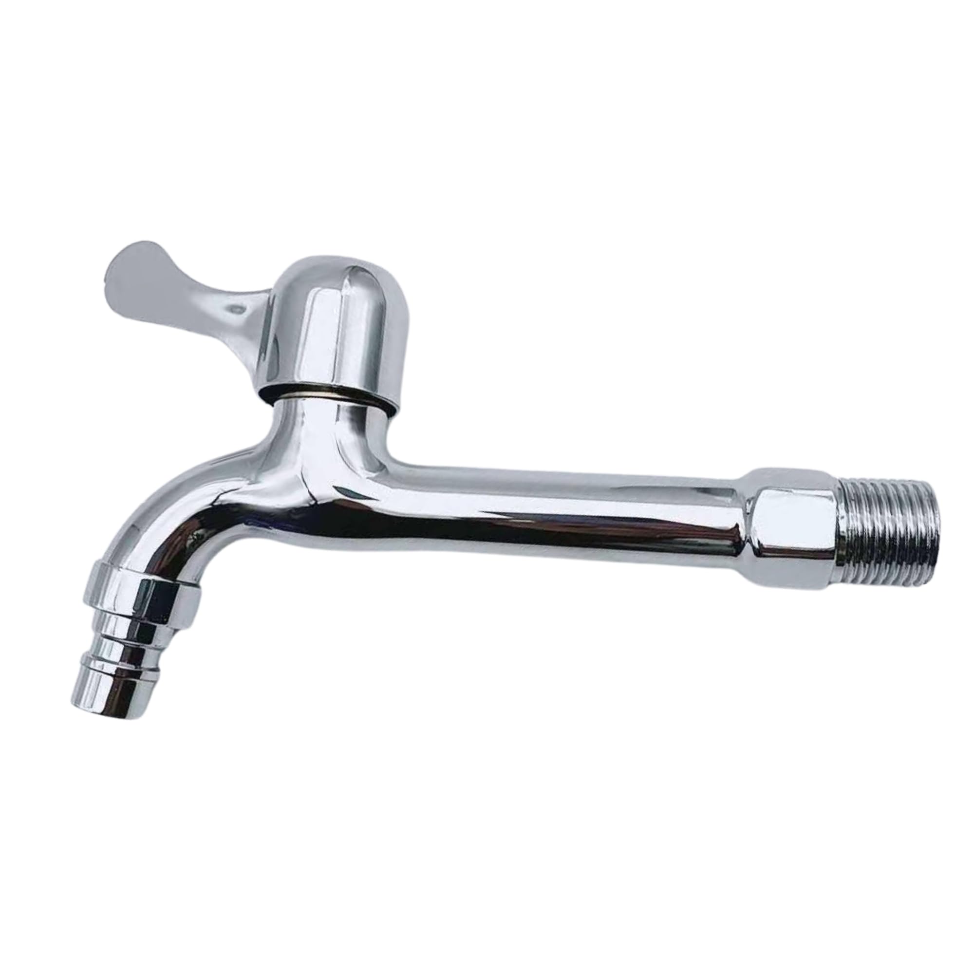 Garden Sink Tap, Chrome Faucet, 304 Stainless Steel Sink Faucet, Exterior Sink Tap, Wall Mounting
