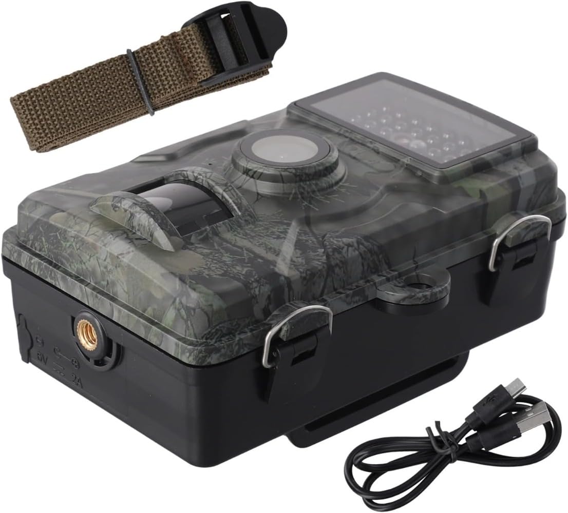Wildkamera, mit App 16MP HD Wildtierkamera mit 940nm Nachtsicht Bewegungsmelder, 90° Weitwinkel, IP66 Wasserdicht für die Jagd Wildlife Scouting für Wildüberwachung, Deer Scouting