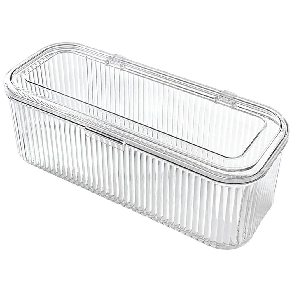 Boîte de désinfection et boîte de rangement pour pointes d'ongles sur votre coiffeuse