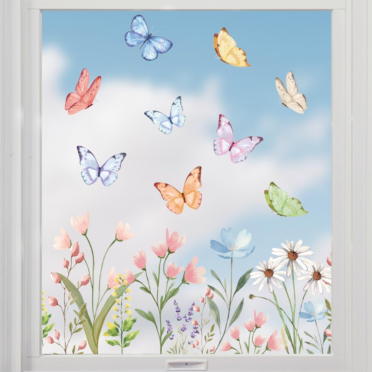 Michelle Rittner Michelle Rittner Wedding Horaldaily 50 PCS Spring Summer Window Cling