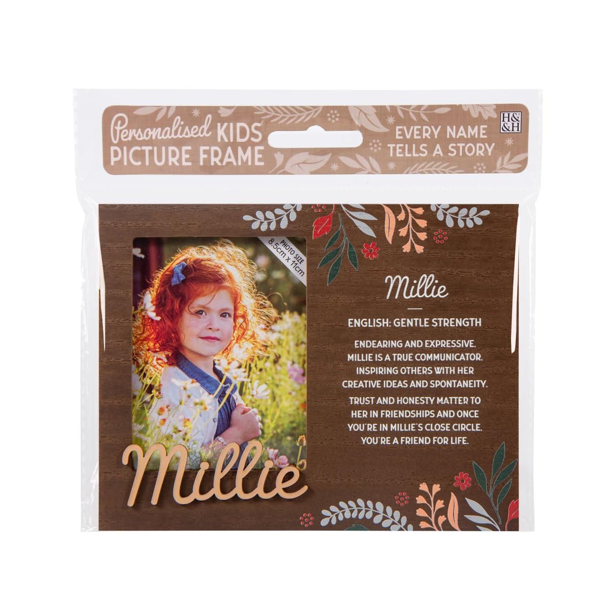 Personalised picture frames (Millie)