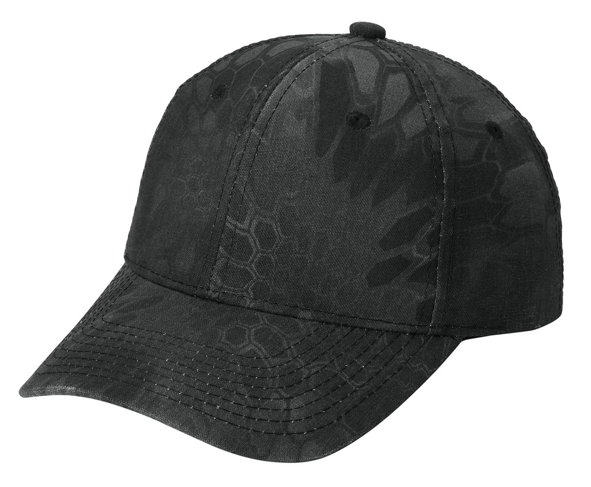 Joe's USA Camouflage Hunting Hat - Adjustable Cotton Poly Camo Baseball Cap - Camo Typhon