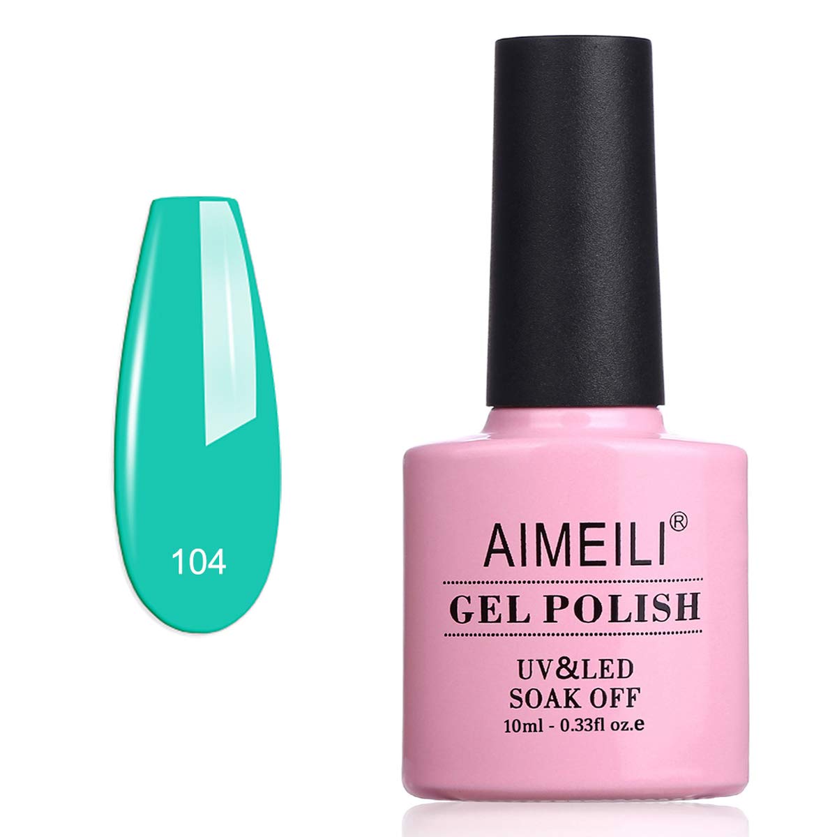 AIMEILI Soak Off U V LED Gel Nail Polish - Cymbidium Ensifolium (104) 10ml