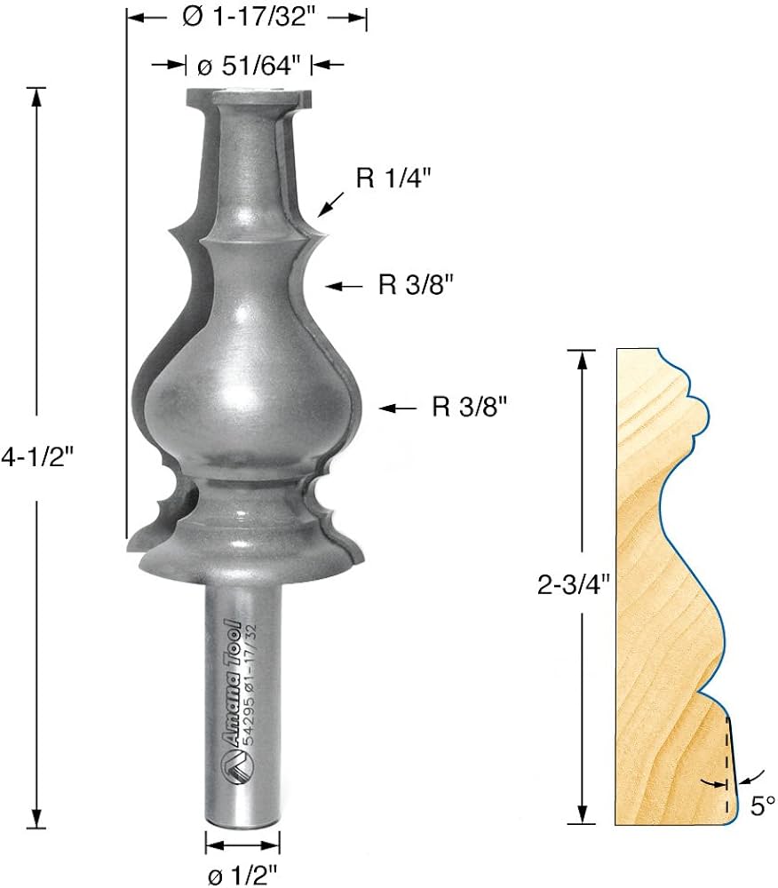 Amazon.co.jp: Amana Tool - 54295 超硬チップコロニアルドア