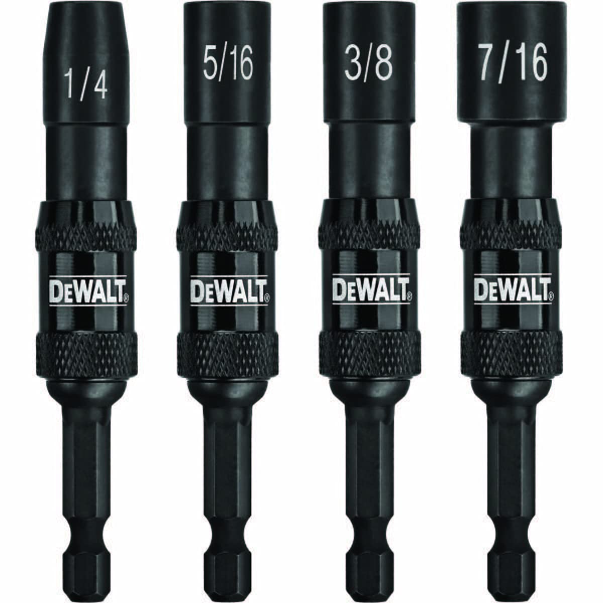 DEWALT DWPVTDRV 4-Piece Impact Ready Pivoting Nutsetters