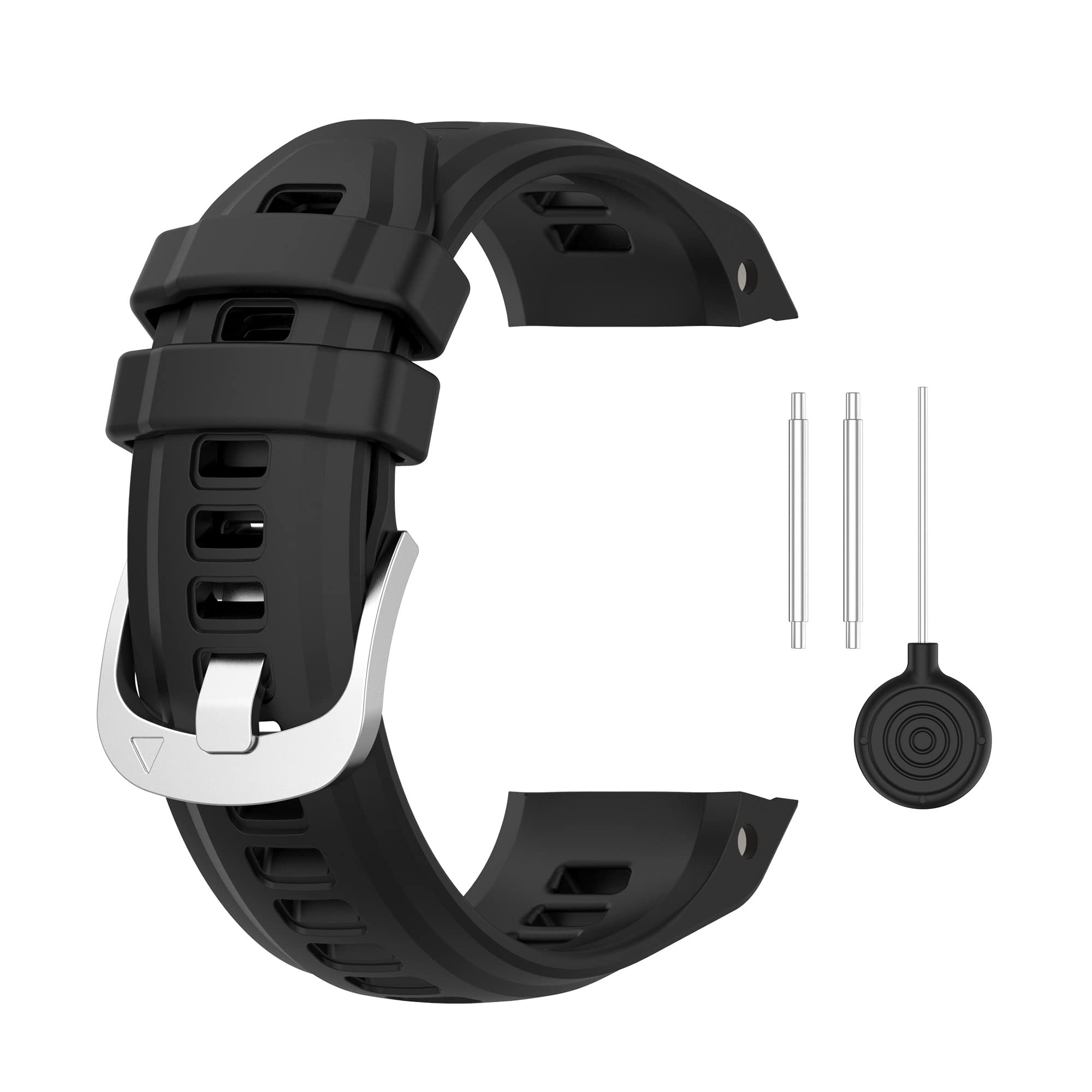 Correa para Garmin Instinct 2S, correa de repuesto de silicona suave para Garmin Instinct 2S Solar (sin rastreador)