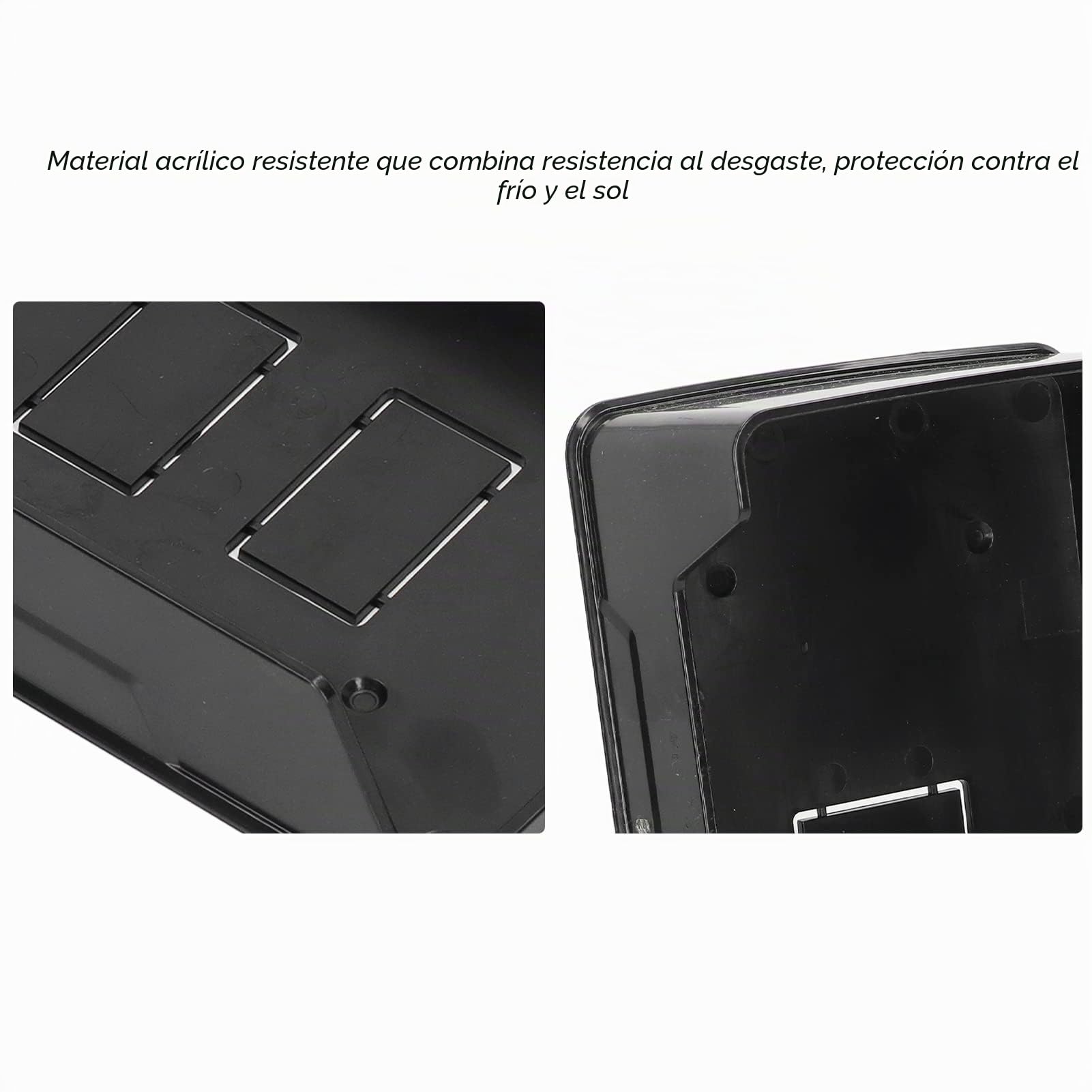 Timbre Cubierta de Lluvia Acrílico Resistente a la Intemperie Teclado Controlador de Acceso Protector Protector de Carcasa para el Hogar Timbre Inalámbrico Video Timbre Cerradura de Puerta