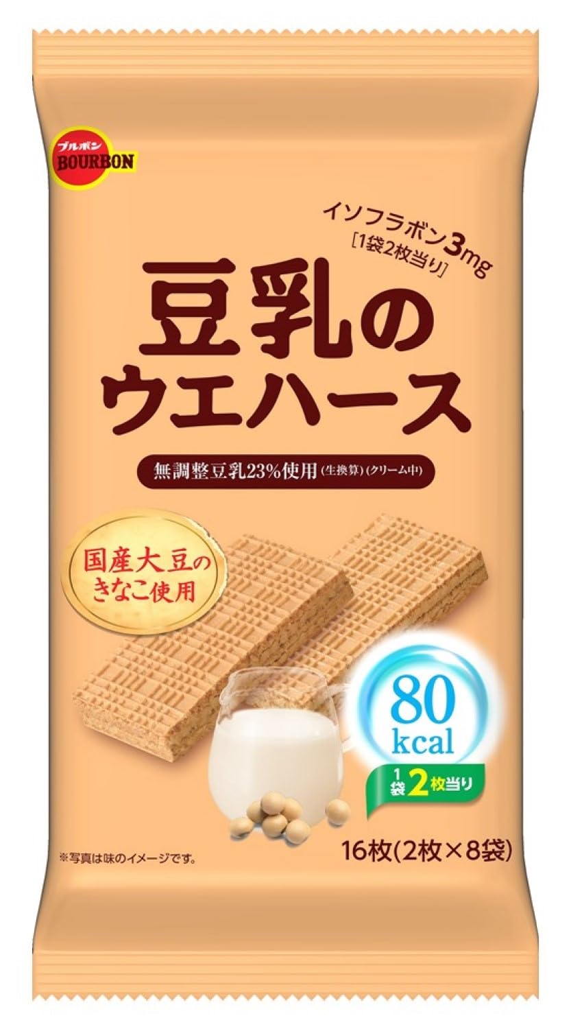 ブルボン 豆乳のウエハース 16枚×6袋