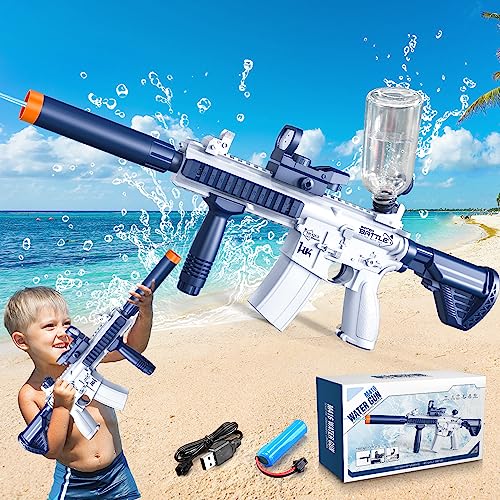 VATOS Elektrische Wasserpistole für Erwachsene Kinder, 32 FT Range Automatische Wasserpistole Spielzeug für Strand Pool ...