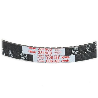 Grasshopper Lawn Mower Belt for PTO Shaft & Clutch Assembly, Designed to Specific Standards that Ensure Superior Performance and Long Life, Genuine Replacement Part for Yard Lawnmower, OEM 381903G