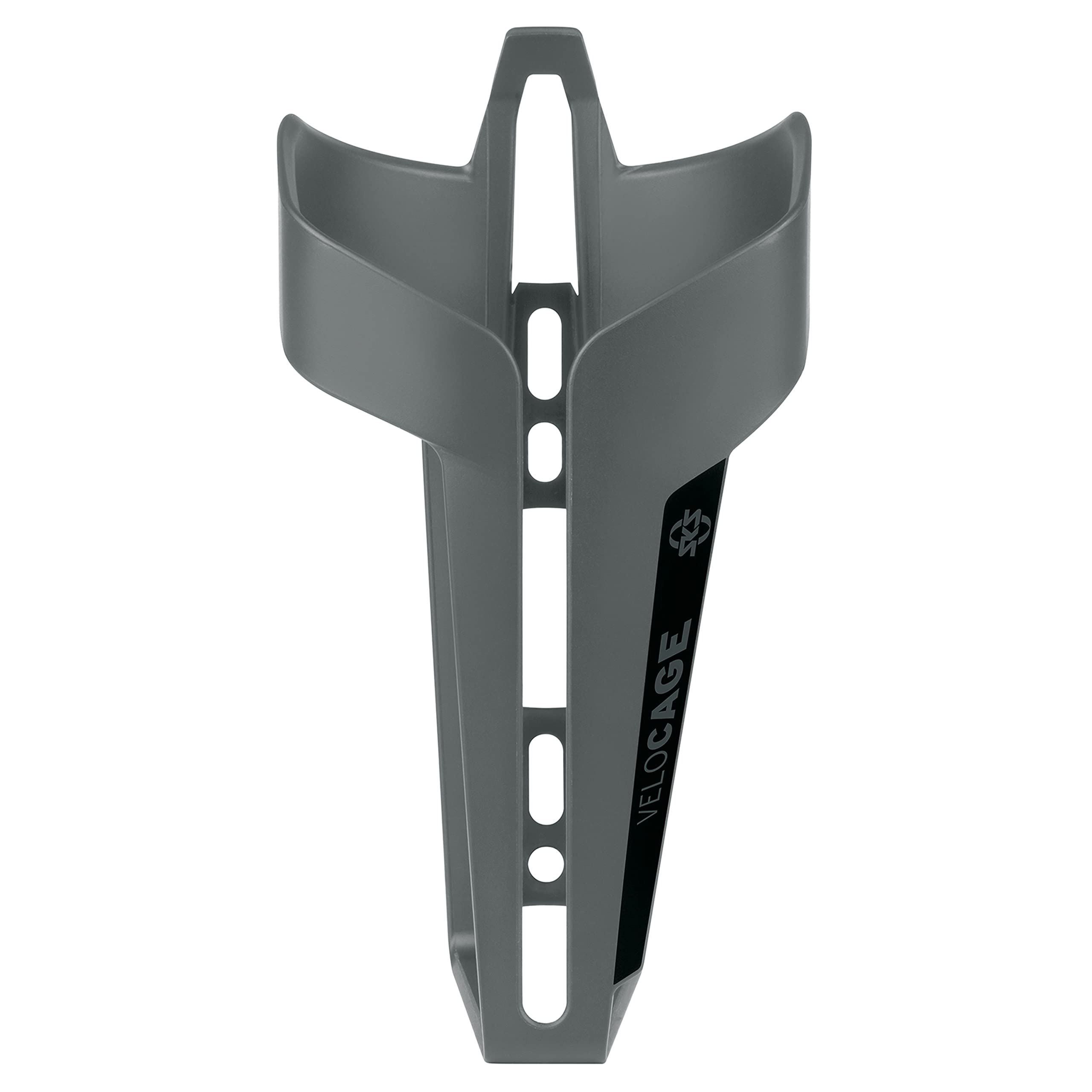 SKS GERMANY VELOCAGE Basalt Grey uchwyt na bidon do rowerów (akcesoria rowerowe o sportowym wyglądzie, stabilne zaciski, pasuje do wszystkich powszechnie stosowanych butelek rowerowych), szary