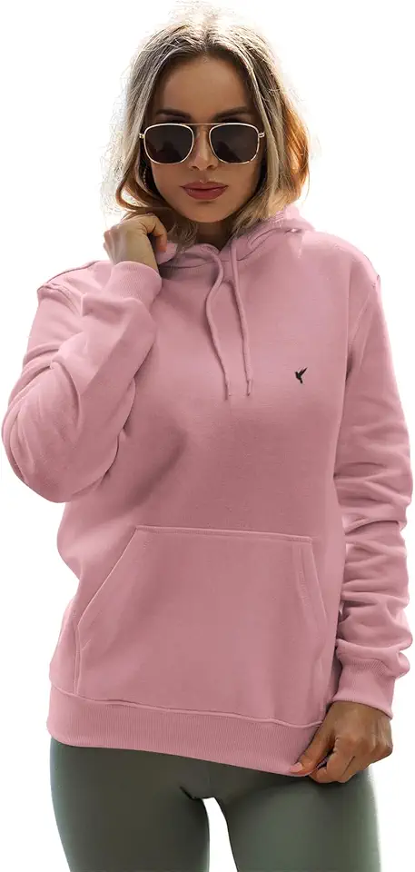 Moletom Blusa de Frio Feminino Flanelado Estampa Neutra