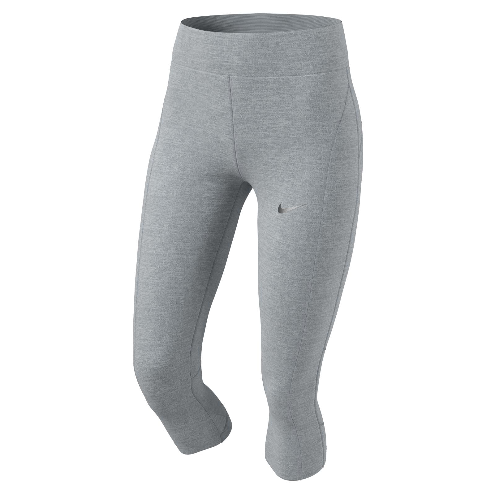 Nike Women's Smoke Gray/Htr/Reflective Silv Dri Fit Fast Compression Pants, Smoke Grey//, L Uk
