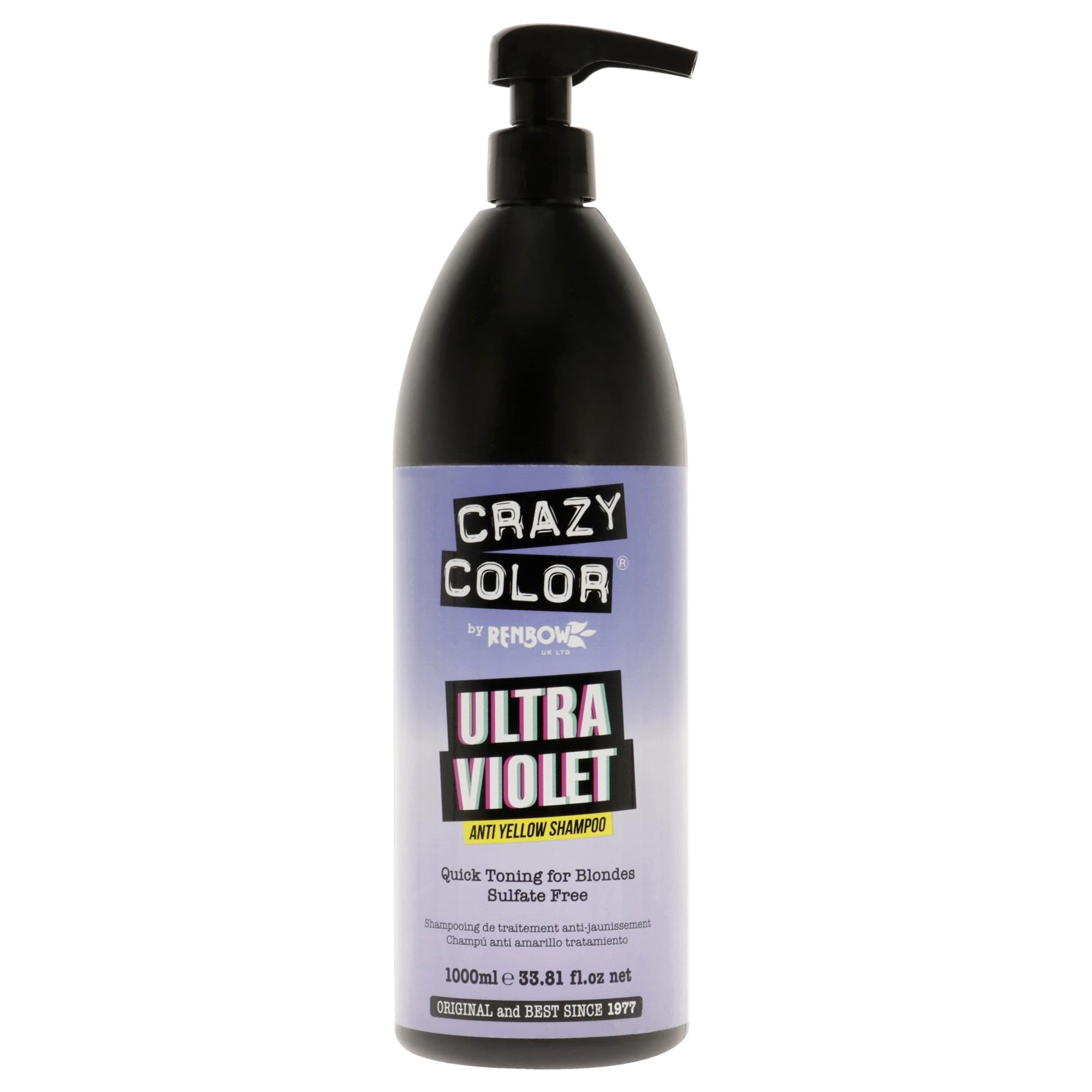 Crazy ColorUltraviolet Anti Yellow Shampoo Shampoo Women 33.8 oz