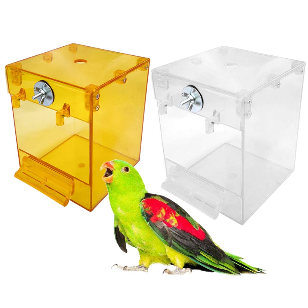 LIJUN Uccello Vasca da Bagno Pappagallo Vasca da Bagno Box Doccia Ciotola Gabbia Spazio di Lavaggio Accessori per la toelettatura