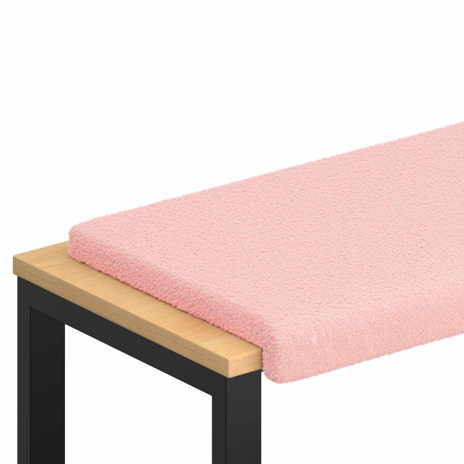 SYDE Poduszka na ławkę Sherpa różowa 35 cm