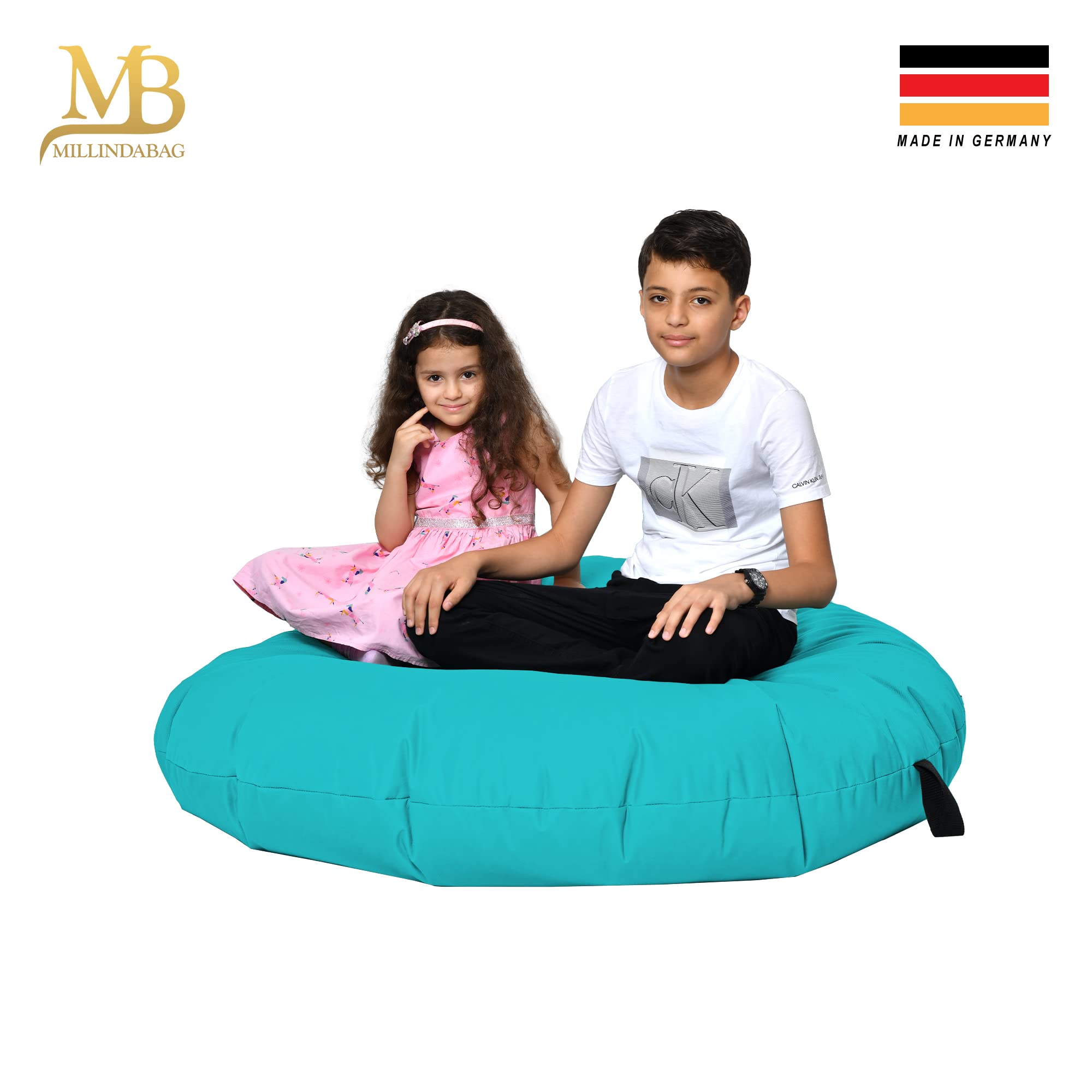 Sitzsack Beanbag Sessel für Kinder Jugendliche Erwachsene Indoor Outdoor Gaming Anthrazit 125 cm