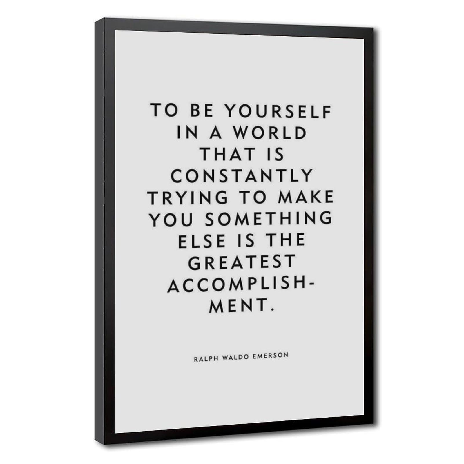 ELKPDOE Be Yourself Poster Motivational Quotes