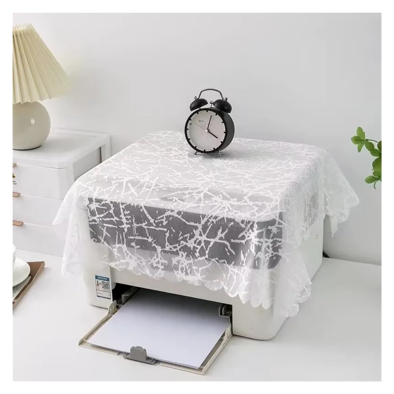 printer dust cover Printer Dust Cover Cloth Lace Home Decor Cloths Copier Fax Machine Multi-purpose Dustproof(Color5,60x60cm)