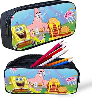 SZWL Portapenne Astuccio, Astuccio Scuola Scomparto Grande, Astuccio per Cancelleria Portatile Portamonete per Ragazzo o Ragazza, Studente o Scolaro, Scuola, College o Ufficio