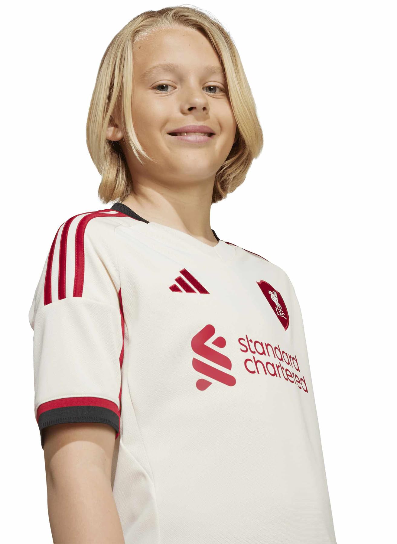 Adidas Maglietta unisex per bambini, vestibilità regolare