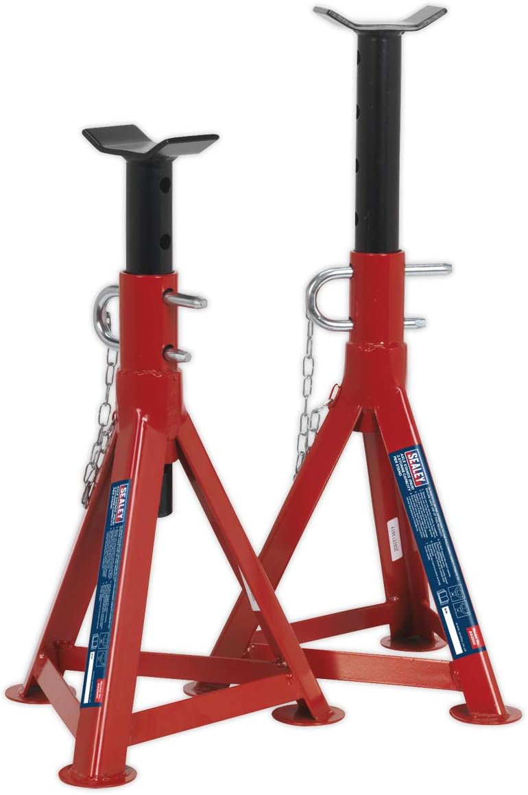 Sealey As2500 Axle Stands 2.5Tonne Capacity Per Stand 5Tonne Per Pair