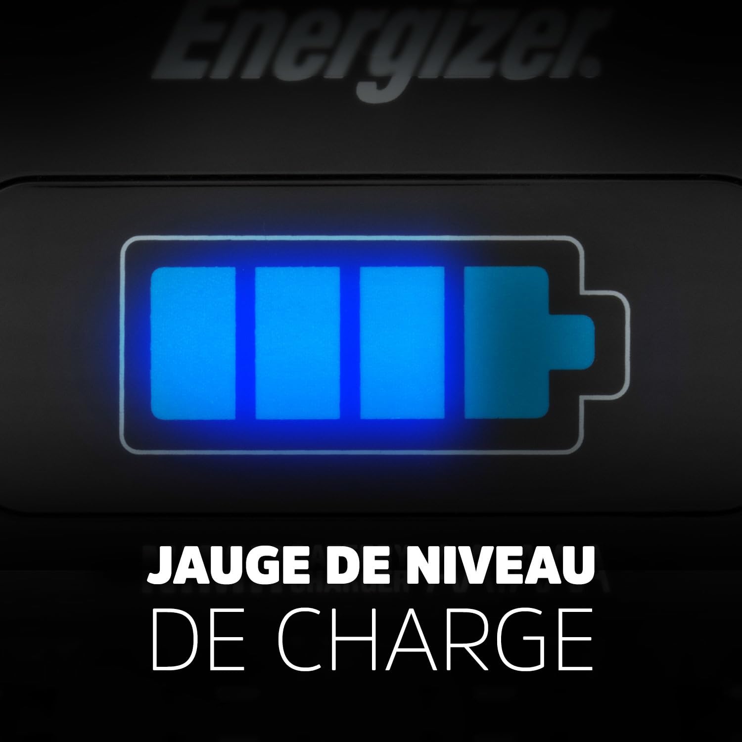 Energizer Recharge - Piles Rechargeables avec Chargeur Express - Charge complète en 1 Heure ou Moins - Compatible NiMH AA et AAA - 4 Pile AA 2300 mAh incluses