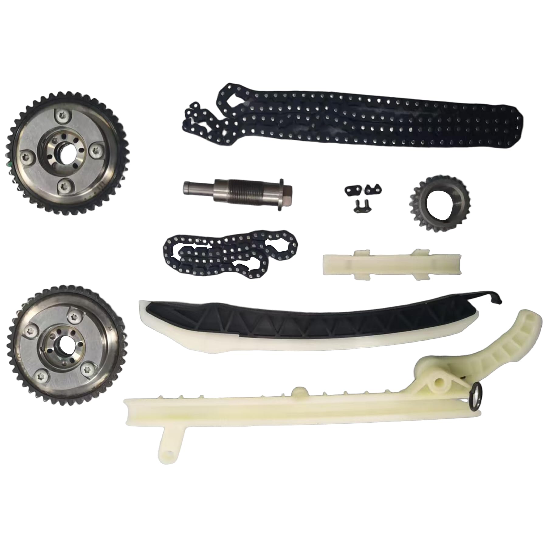 Timing Chain Kit & VVT Gear for Mercedes-Benz CLA45 AMG CLA250 GLC300 2.0L 2014-2017 A2700521300, A2700500016, A2700520900