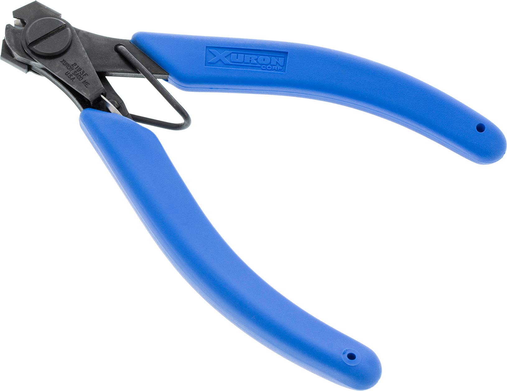 Xuron 2193F Hard Wire and Music Wire Cutter, with Retaining Clips by Xuron