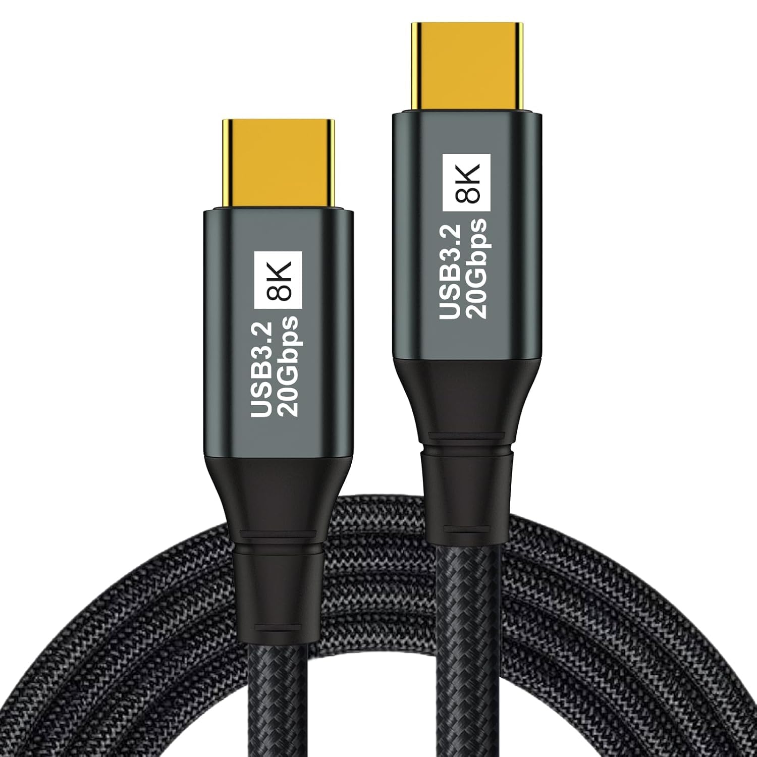 ETZIN USB C to Monitor Cable 1.5M/5FT-8K@60Hz USB C Display Cable-100W PD Fast Charging-USB 3.2 Gen 2 20Gbps Data Transfer, USBC to USBC Video Cable-picture-28