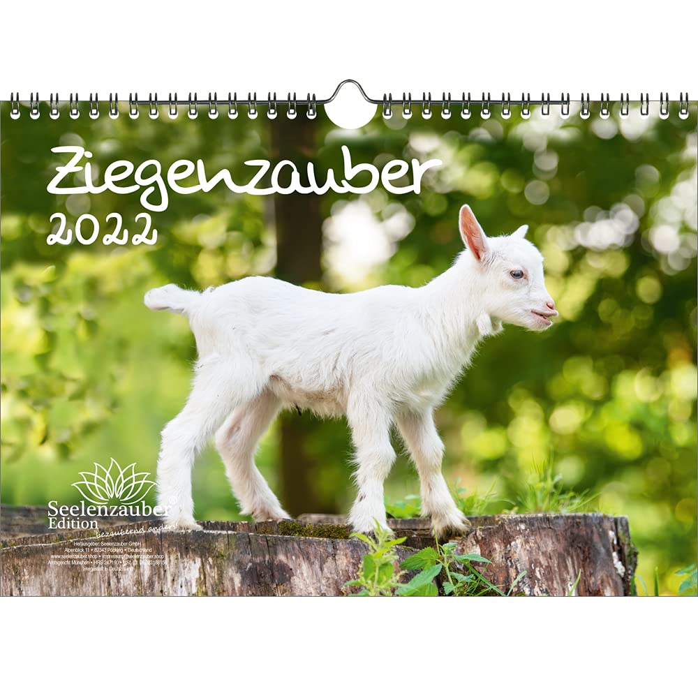 Ziegenzauber DIN A4 Calendar for 2022 Goats and Kids Seelenzauber